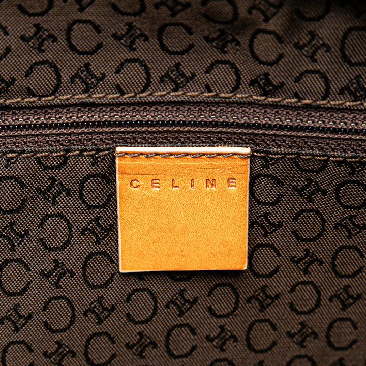 Celine Suede C Macadam Handbag Brown - GABY PARIS