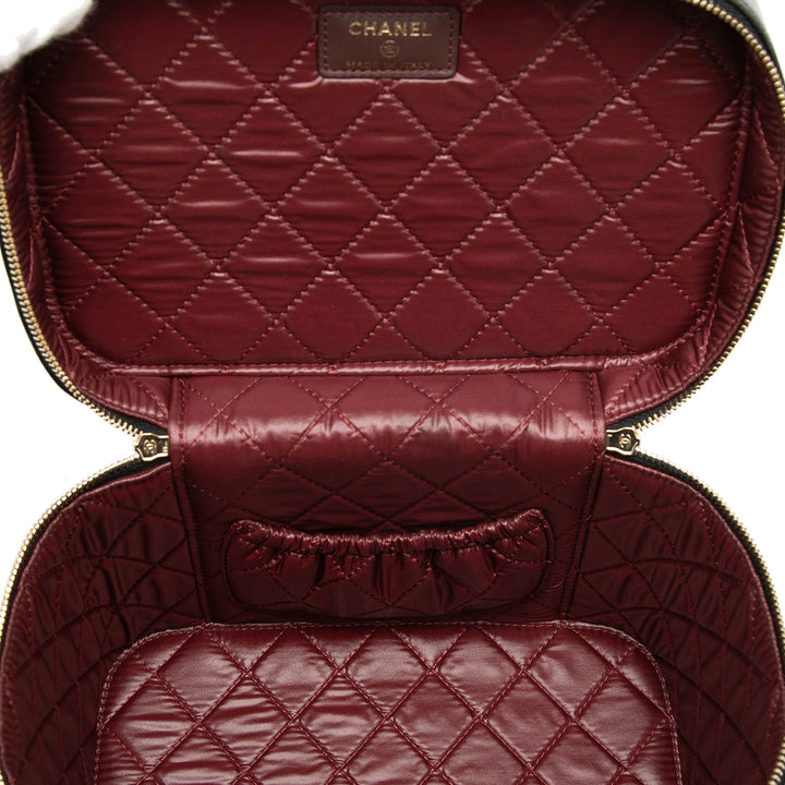 Chanel CC Matelassé Cuir d’agneau Vanity