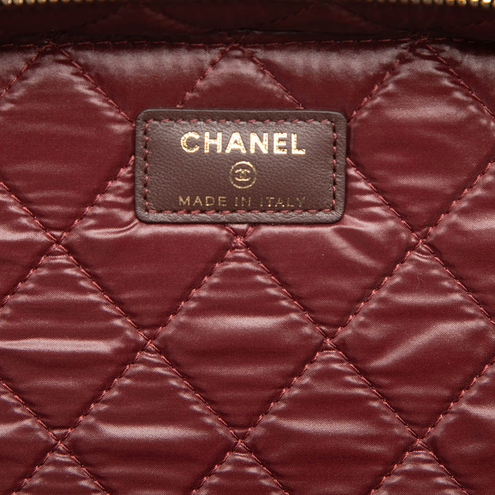 Chanel CC Matelassé Cuir d’agneau Vanity