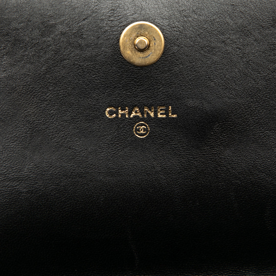 Chanel CC Matelassé Cuir d’agneau Coco Clips Wallet on Chain