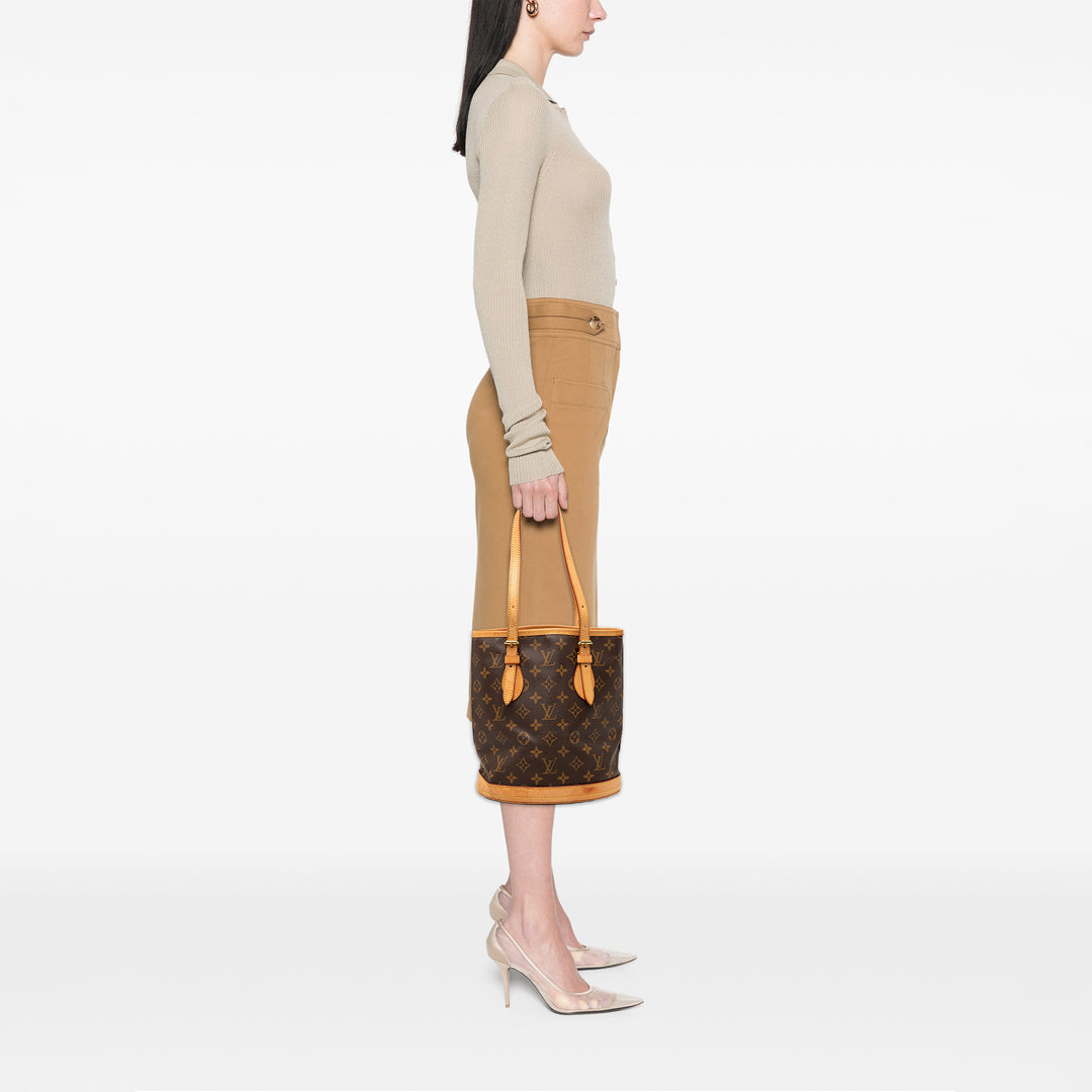 Seau Monogram Marron