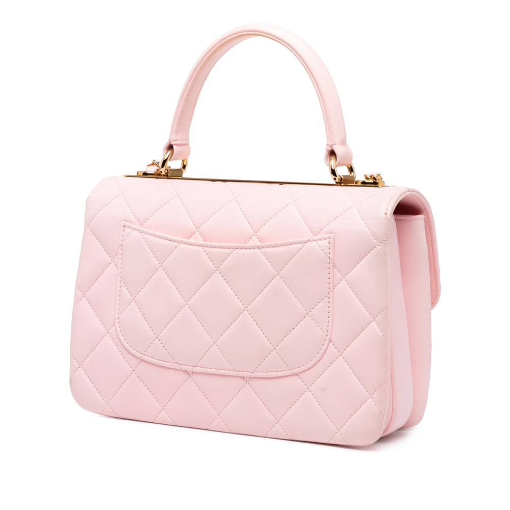Chanel Small Quilted Cuir d’agneau Trendy CC Flap Rose – GABY PARIS Authentique