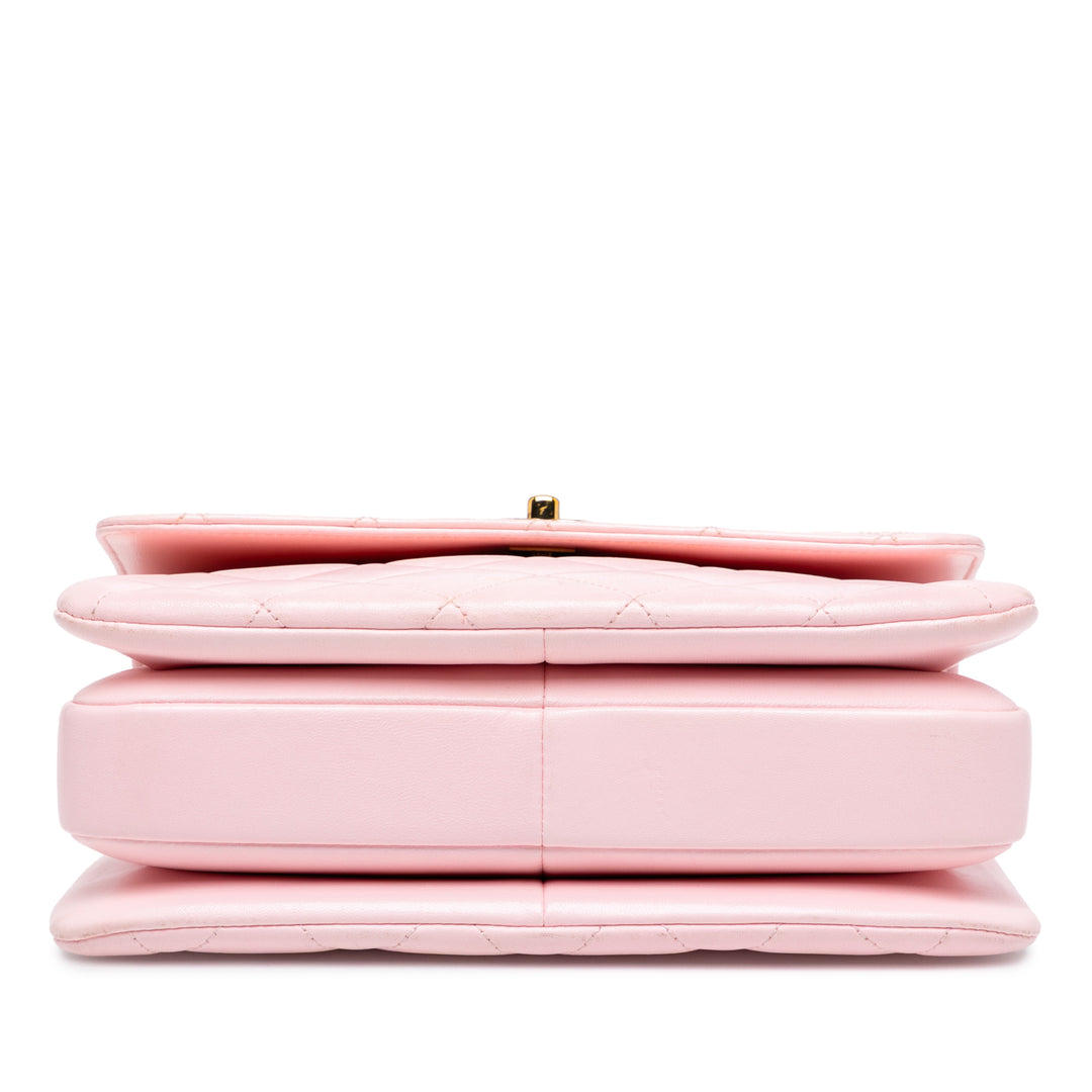 Chanel Small Quilted Cuir d’agneau Trendy CC Flap Rose – GABY PARIS Authentique