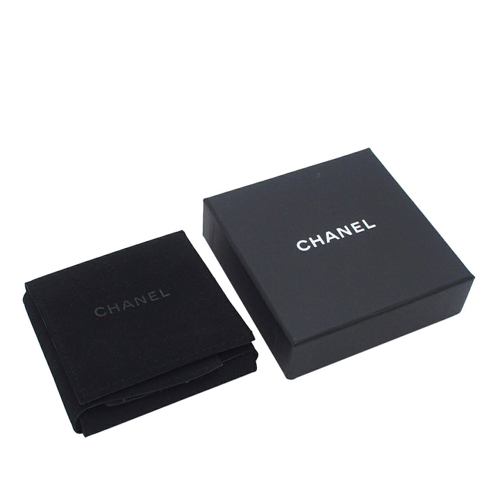 Chanel CC plaqué Perles fantaisie Strass Clip On Boucles d’oreilles
