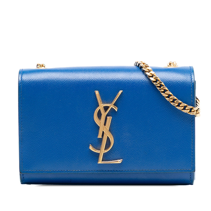 Saint Laurent Small Grain De Poudre Monogram Kate Sac porté croisé