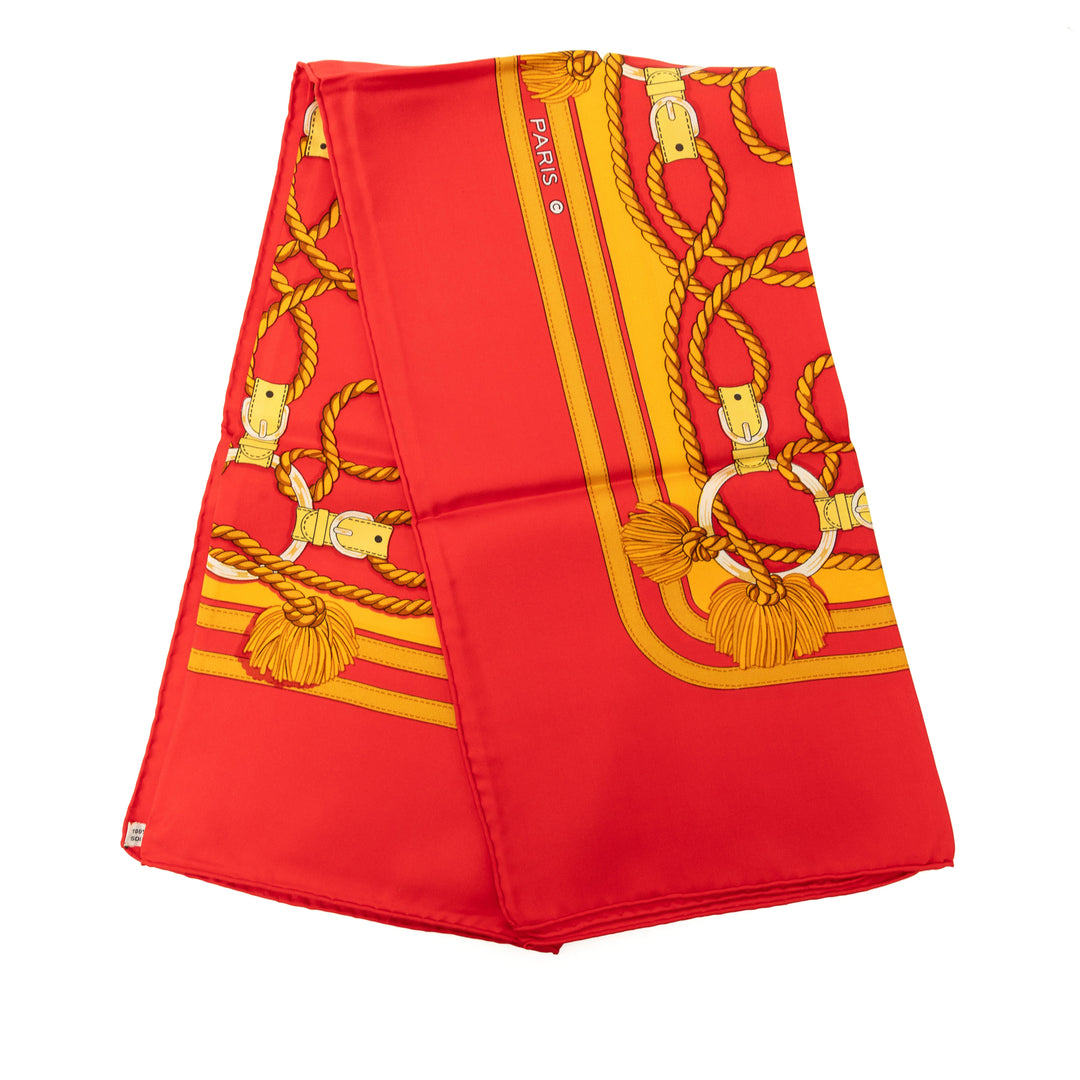 Hermès Cordelieres Foulard Soie