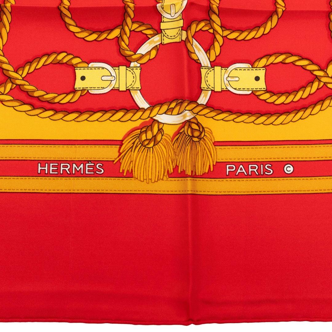 Hermès Cordelieres Foulard Soie