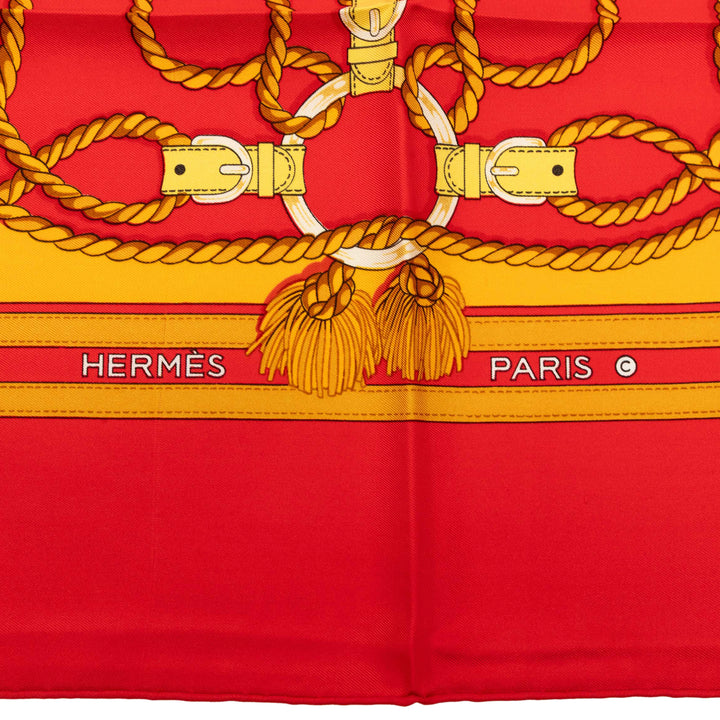 Hermès Cordelieres Foulard Soie