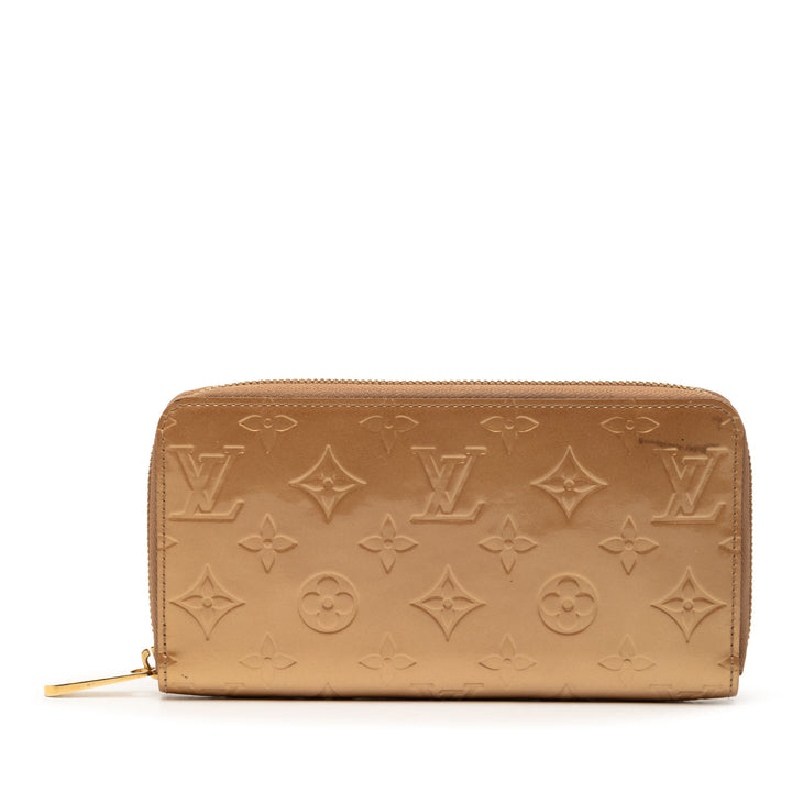 Louis Vuitton Monogram Vernis Zippy Portefeuille long