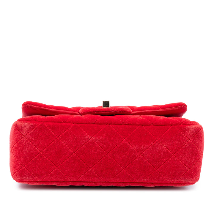 Chanel Mini Rectangular Classic Velours Simple rabat