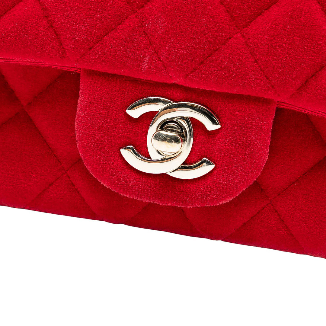 Chanel Mini Rectangular Classic Velours Simple rabat