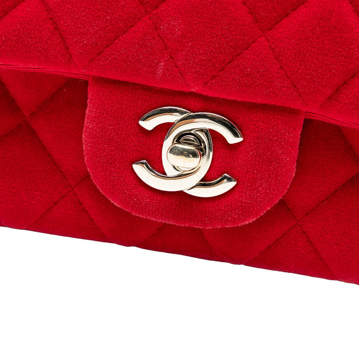 Chanel Mini Rectangular Classic Velours Simple rabat