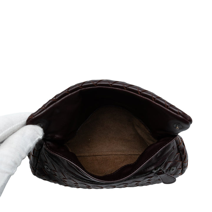 Bottega Veneta Mini Nappa Intrecciato Expandable Chain Flap Sac porté croisé Marron – GABY PARIS Authentique