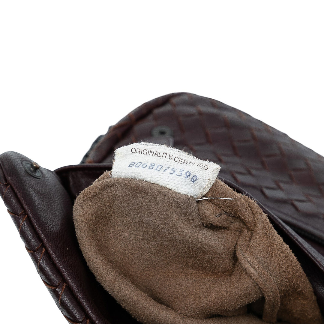 Bottega Veneta Mini Nappa Intrecciato Expandable Chain Flap Sac porté croisé Marron – GABY PARIS Authentique