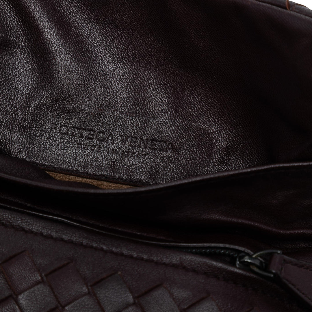 Bottega Veneta Mini Nappa Intrecciato Expandable Chain Flap Sac porté croisé Marron – GABY PARIS Authentique