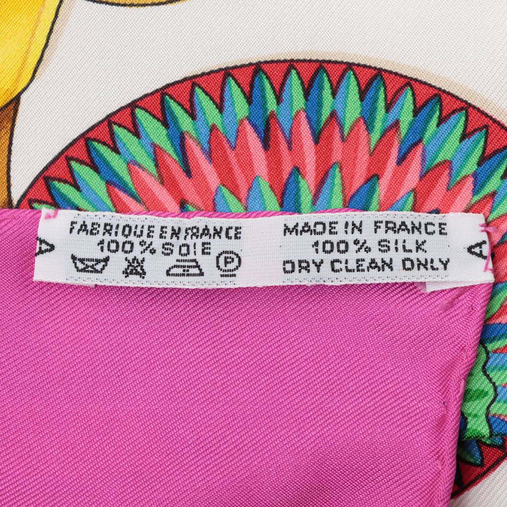 Hermès Les Rubans du Cheval Soie Foulard 90 Multi