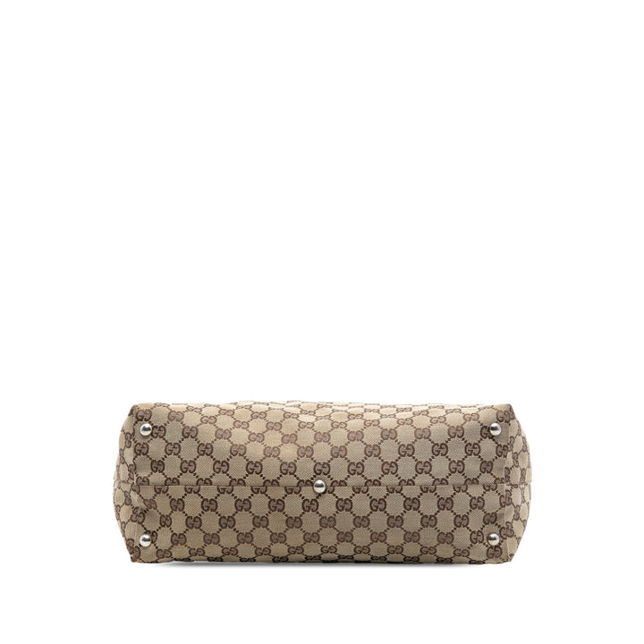 Gucci Medium GG Toile Icon Bit Cabas
