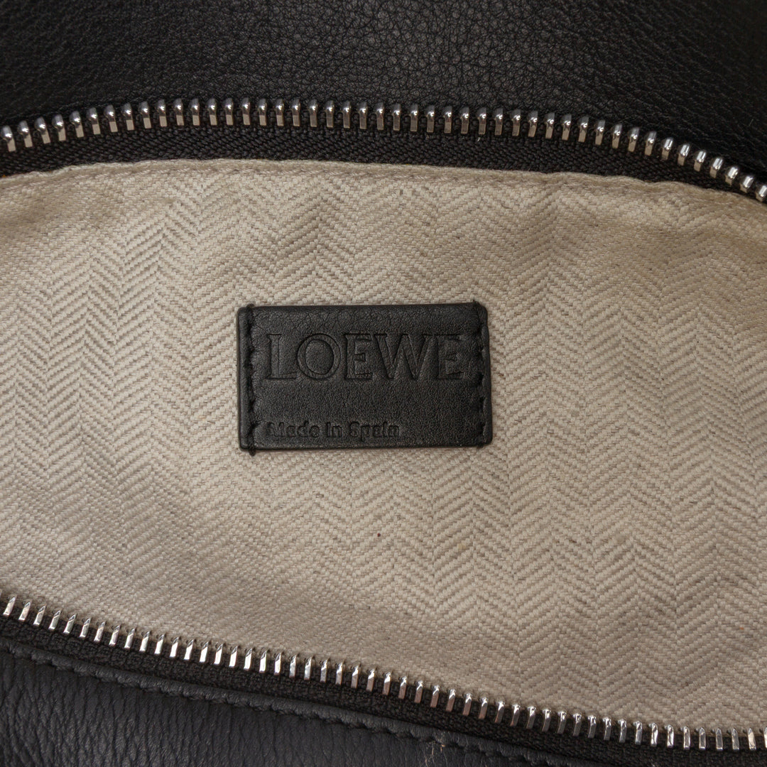 LOEWE Medium Cuir de veau Puzzle Sac cartable Noir – GABY PARIS Authentique