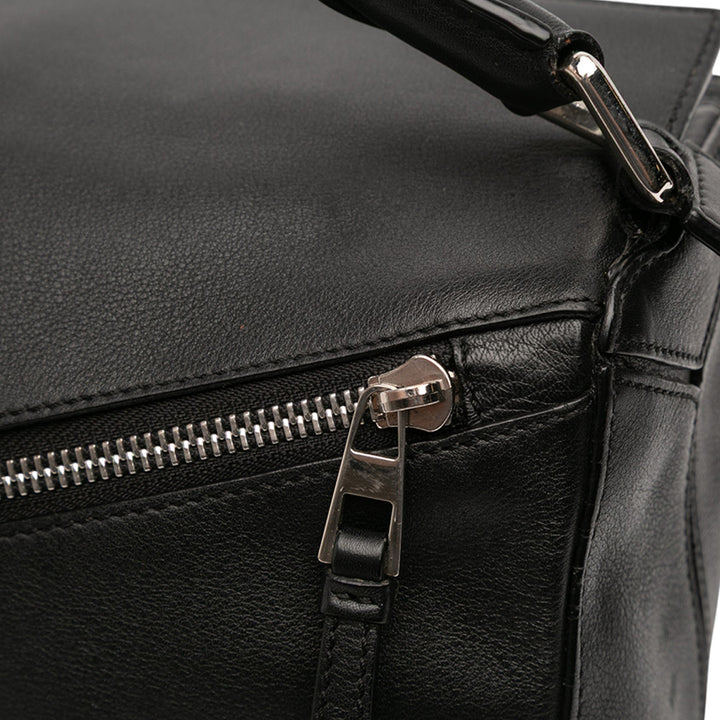 LOEWE Medium Cuir de veau Puzzle Sac cartable Noir – GABY PARIS Authentique