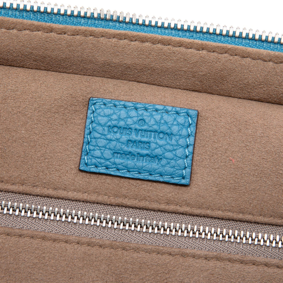 Louis Vuitton Porte-documents Porte Documents Voyage taurillon Bleu – vue 5 – GABY PARIS