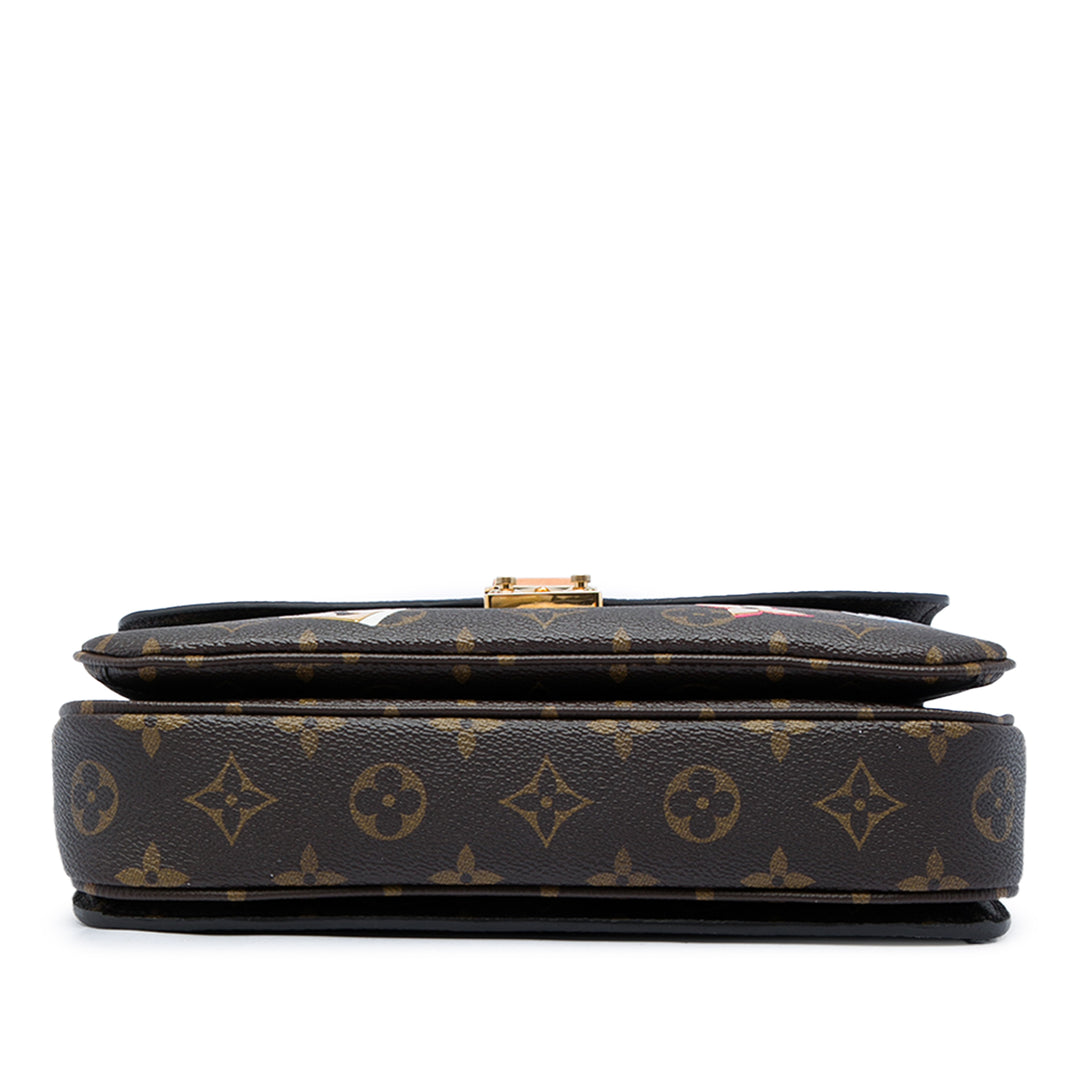 Louis Vuitton Love Lock Pochette Métis Monogram Marron – vue 3 – GABY PARIS