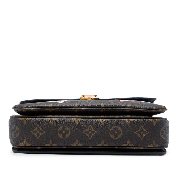 Louis Vuitton Love Lock Pochette Métis Monogram Marron – vue 3 – GABY PARIS