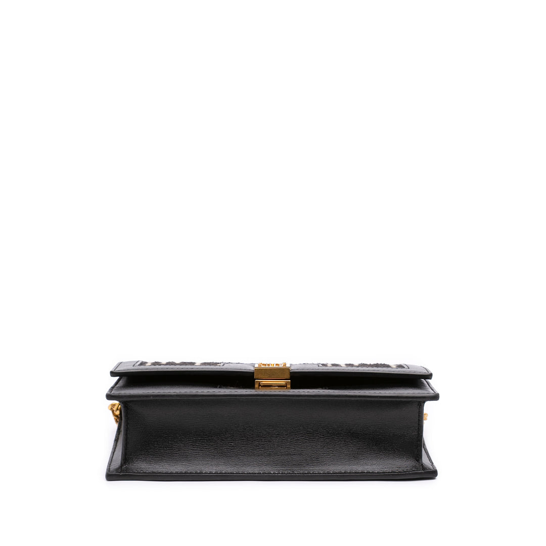Balmain à finitions Jacquard 1945 Heritage Sac Mini Cuir