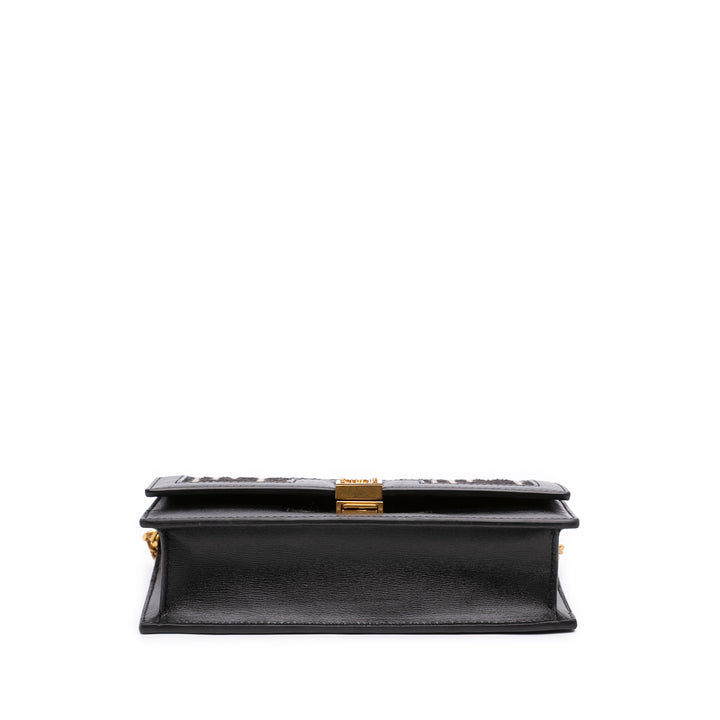 Balmain à finitions Jacquard 1945 Heritage Sac Mini Cuir