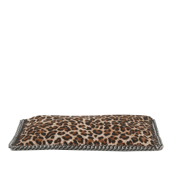 Stella McCartney Falabella Leopard Imprimé Shaggy Deer Sac Marron – vue 3 – GABY PARIS