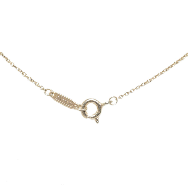 Diamond Daisy Key Necklace Silver - Gaby Paris