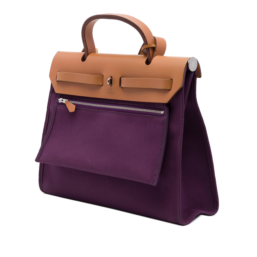 Hermès Herbag Zippé 31 Violet – vue 2 – GABY PARIS
