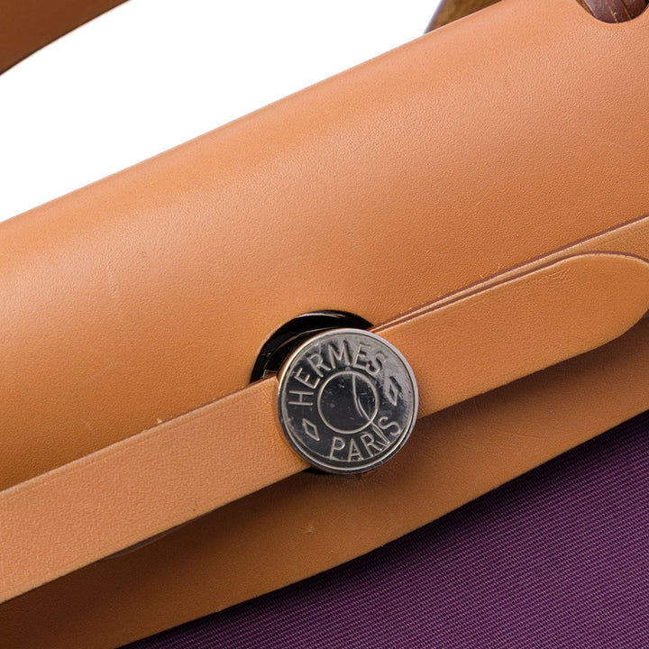 Hermès Herbag Zippé 31 Violet – vue 5 – GABY PARIS