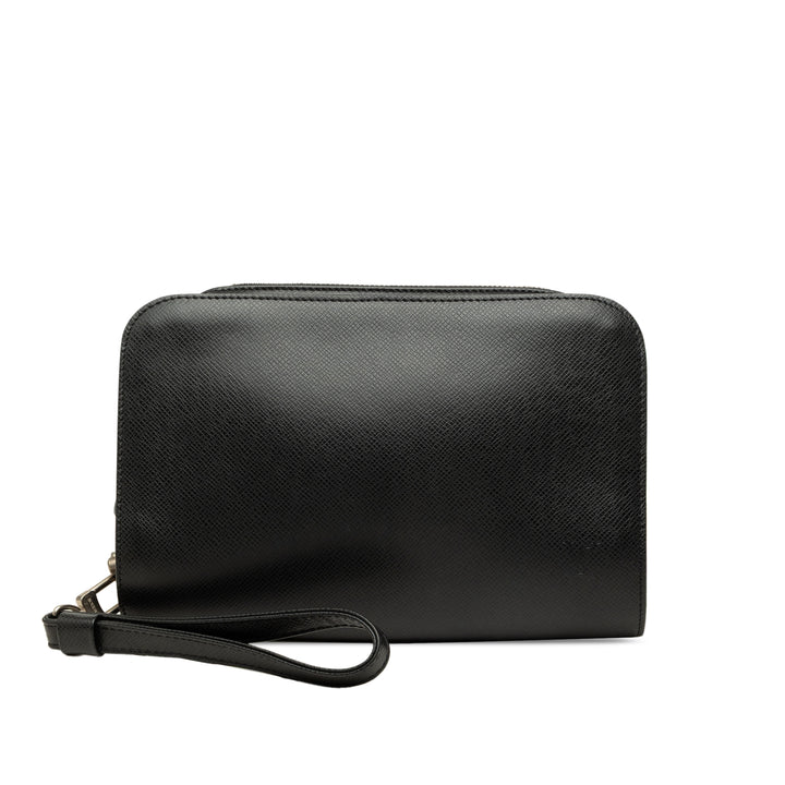 Louis Vuitton Pochette Taiga Baikal Noir – vue principale – GABY PARIS