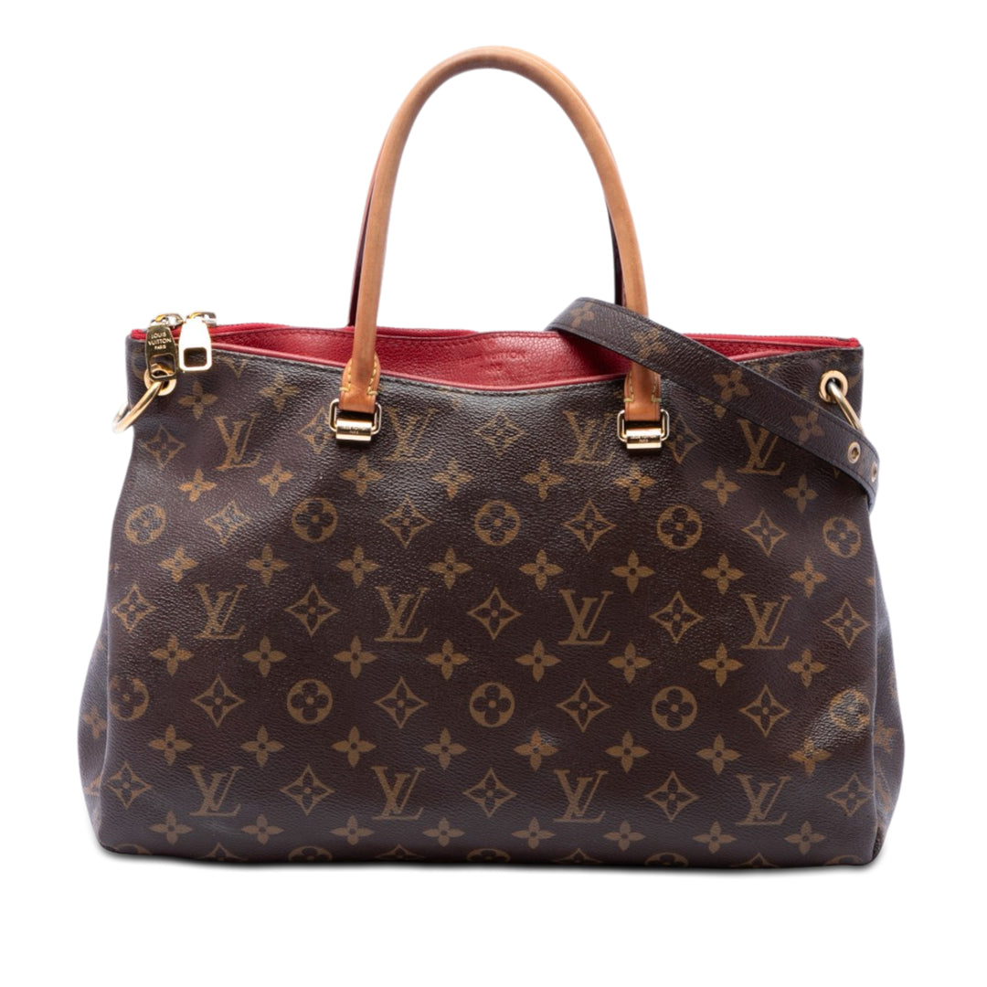 Louis Vuitton Pallas MM Monogram Marron – vue principale – GABY PARIS