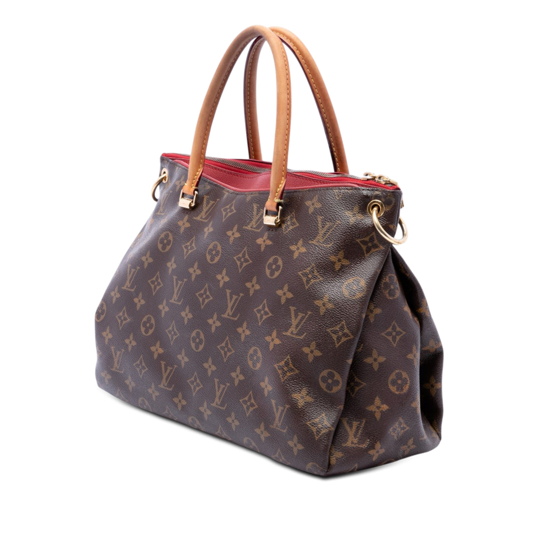 Louis Vuitton Pallas MM Monogram Marron – vue 2 – GABY PARIS