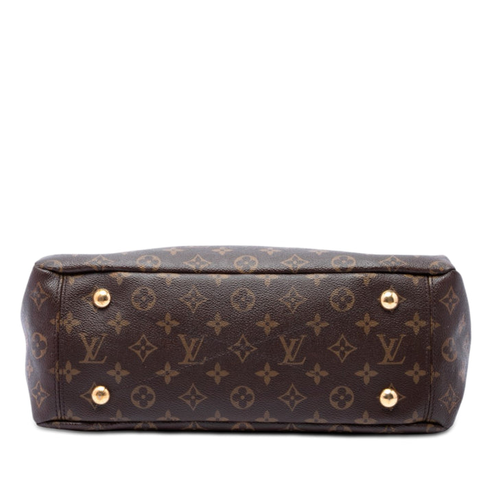 Louis Vuitton Pallas MM Monogram Marron – vue 3 – GABY PARIS