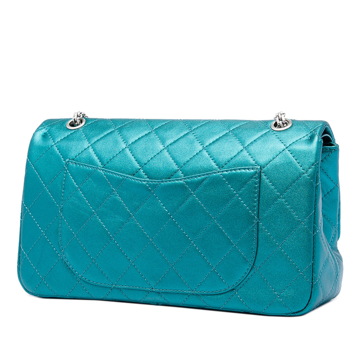 Chanel Matelassé Metallic Cuir de veau Reissue 2.55 à rabat 227
