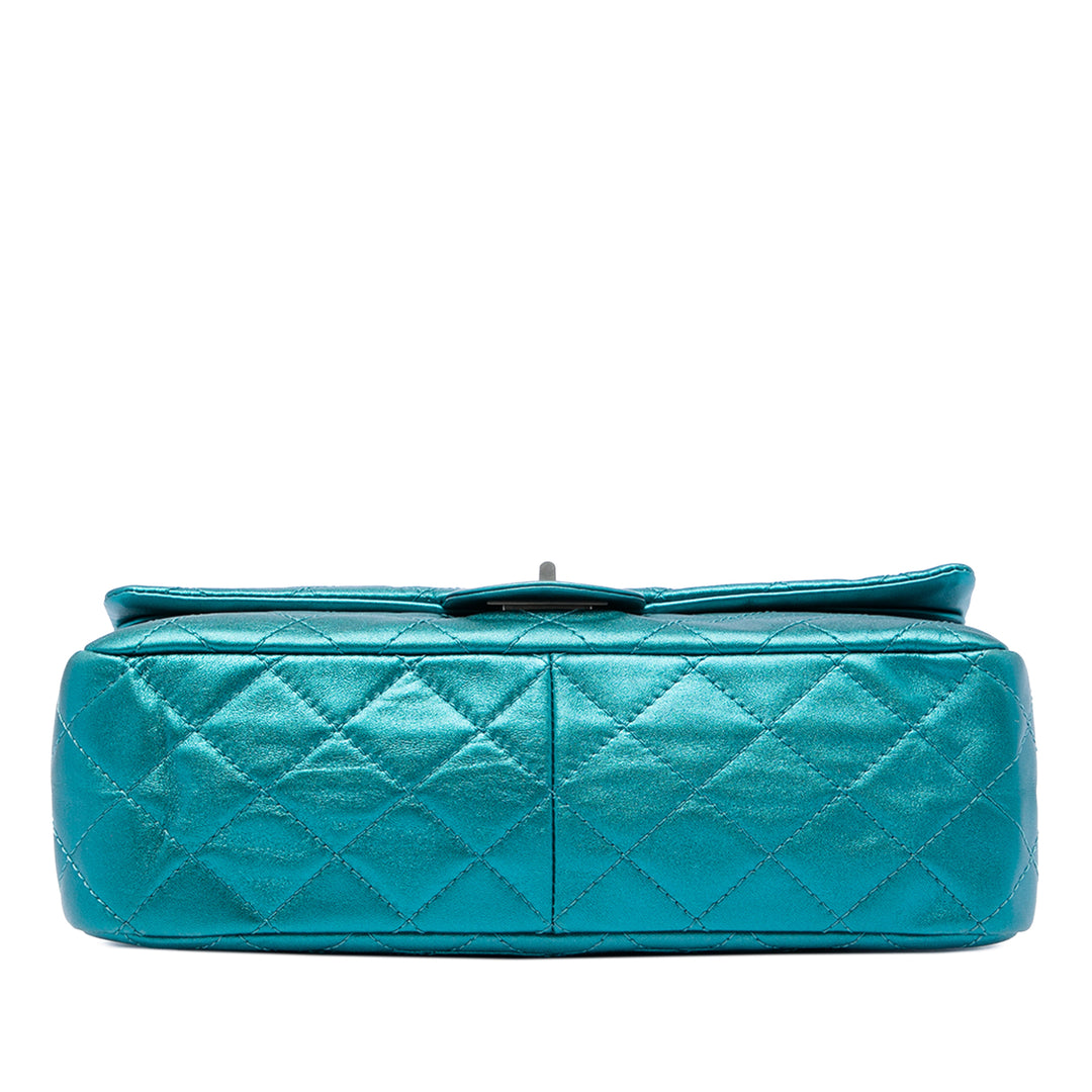 Chanel Matelassé Metallic Cuir de veau Reissue 2.55 à rabat 227