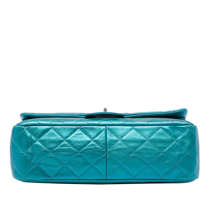 Chanel Matelassé Metallic Cuir de veau Reissue 2.55 à rabat 227