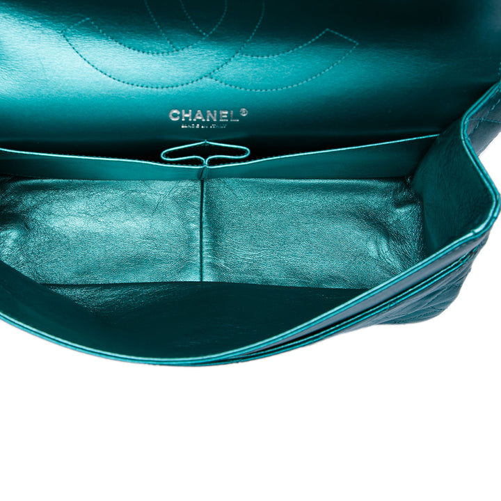 Chanel Matelassé Metallic Cuir de veau Reissue 2.55 à rabat 227