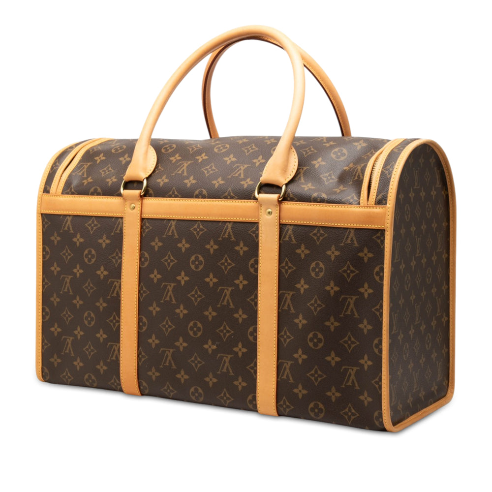 Louis Vuitton Sac Chien Pet Carrier 50 Monogram Marron – vue 2 – GABY PARIS