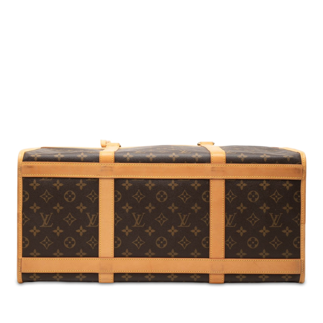 Louis Vuitton Sac Chien Pet Carrier 50 Monogram Marron – vue 3 – GABY PARIS
