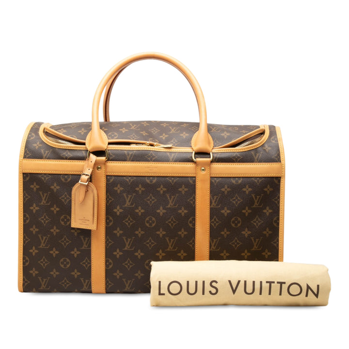 Louis Vuitton Sac Chien Pet Carrier 50 Monogram Marron – vue 7 – GABY PARIS