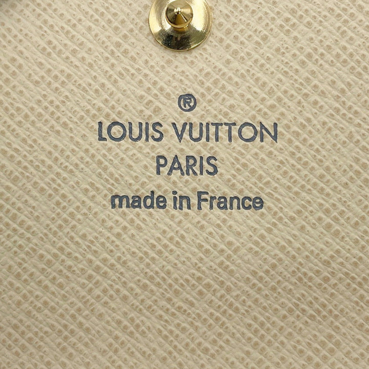 Louis Vuitton 6 Porte-clés Damier Azur Blanc