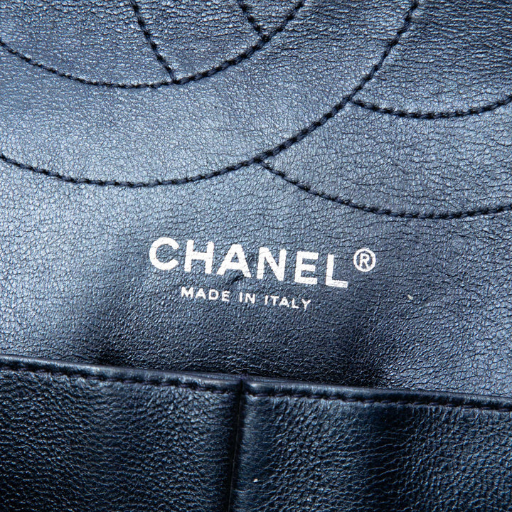 Chanel Matelassé Metallic vieilli Cuir de veau Reissue 2.55 Double rabat 227