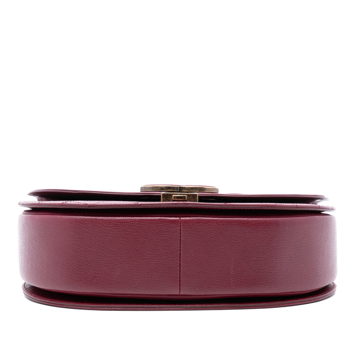 Chanel Medium Cuir de veau Coco Curve à rabat