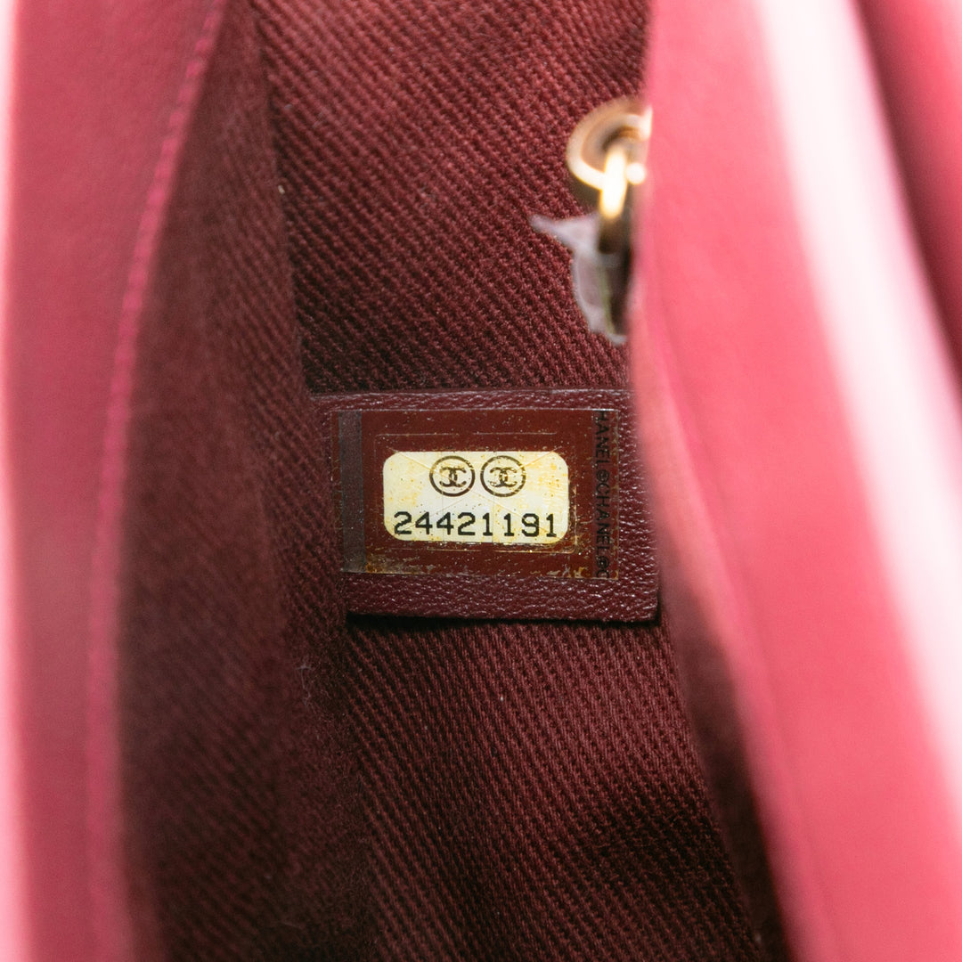 Chanel Medium Cuir de veau Coco Curve à rabat
