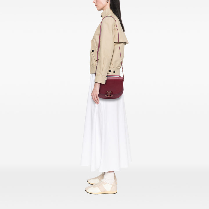 Chanel Medium Cuir de veau Coco Curve à rabat