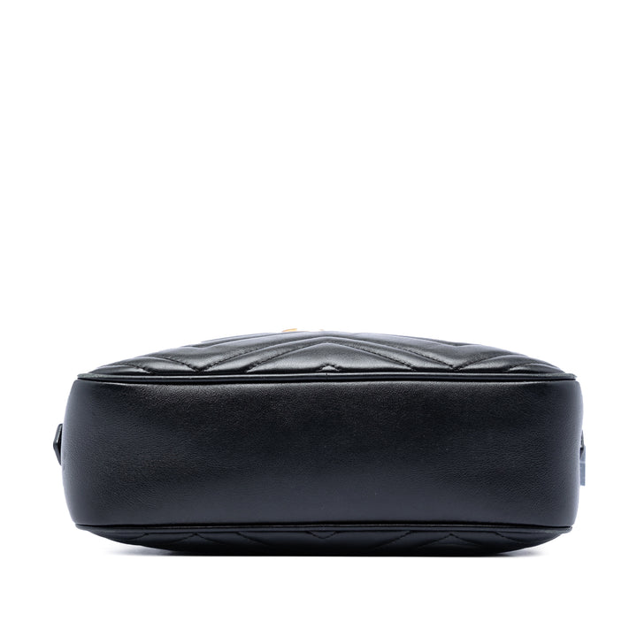 Gucci Small GG Marmont Matelasse Cuir de veau Sac porté croisé