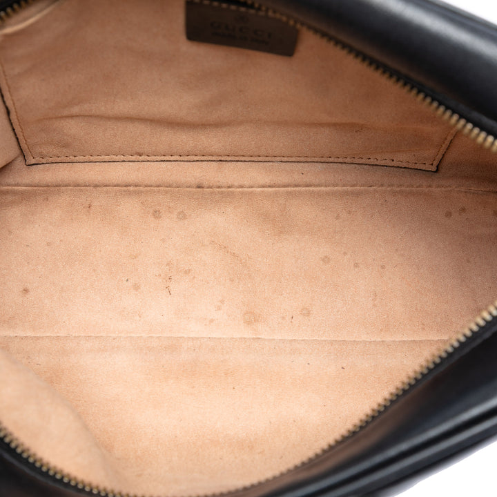 Gucci Small GG Marmont Matelasse Cuir de veau Sac porté croisé